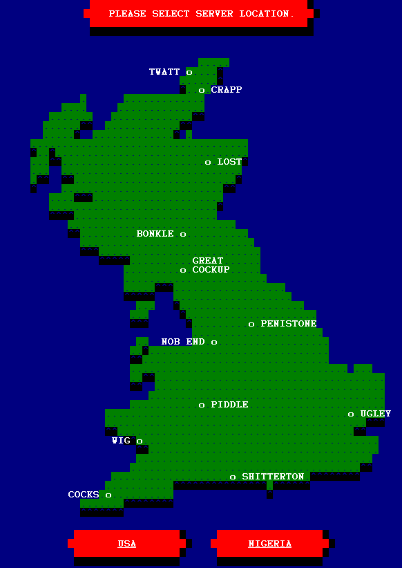 Error Map of the UK