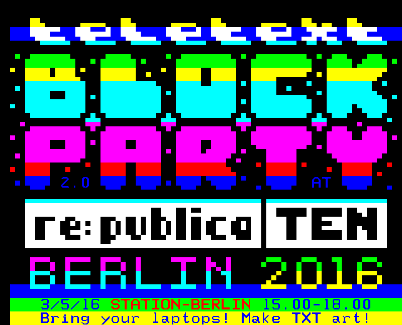 Block Party Berlin balloon promo