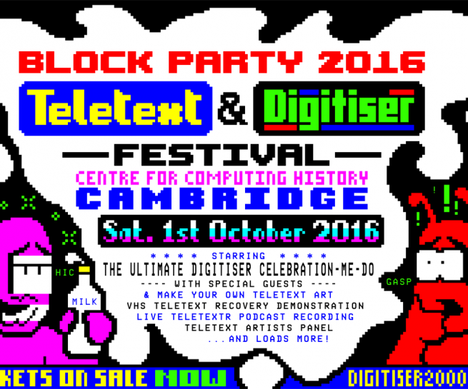Teletext Fest 2016 poster