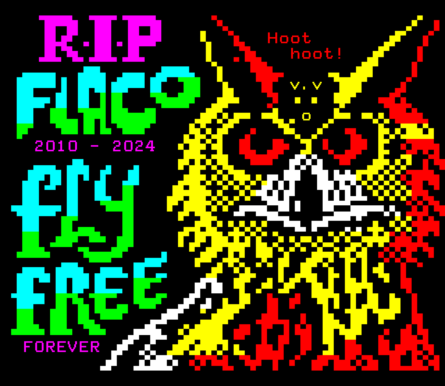 Fly Free Flaco (2024) - Dan Farrimond